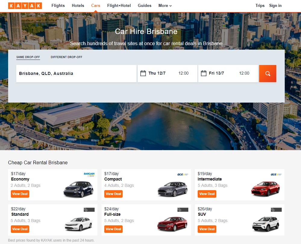 Brisbane car rental