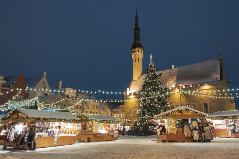 Tallinn Christmas Market in Estonia