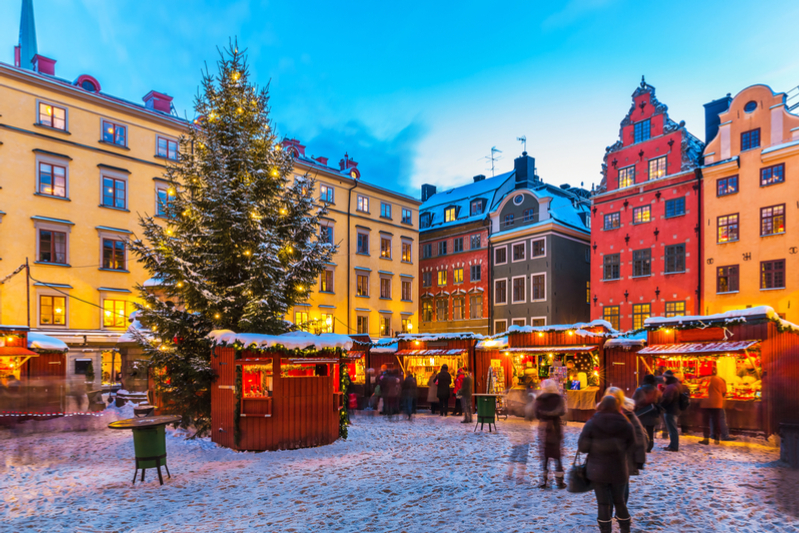 Stockholm Old Town Christmas Markets in Sweden