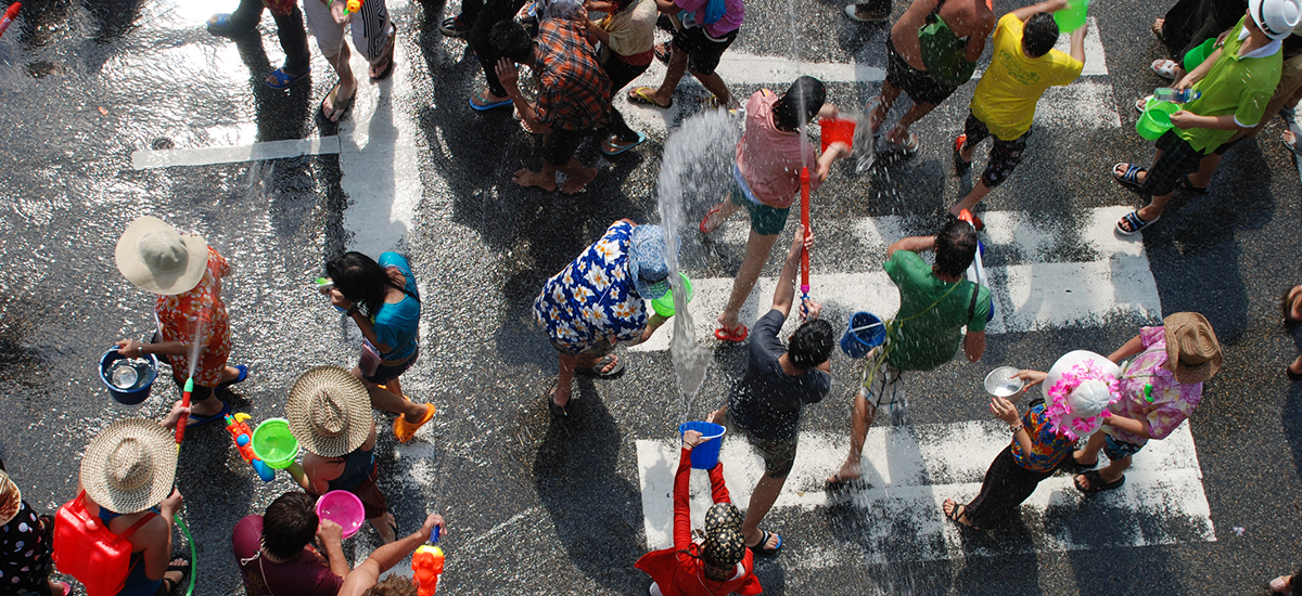 Songkran Festival Bangkok Thailand