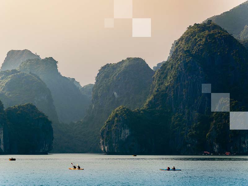 Not for nothing is Vietnam's Halong Bay on the UNESCO World Heritage List.