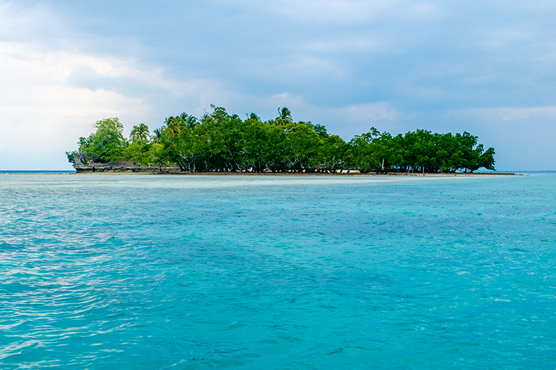 Small island in Samal, Davao, Philippines