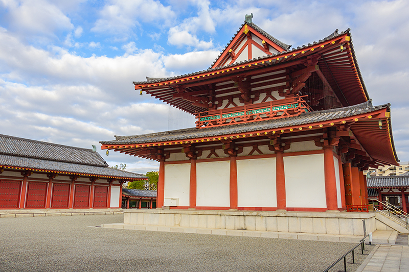 Shitenno-ji, the first Buddhist and oldest officially administered temple in Japan