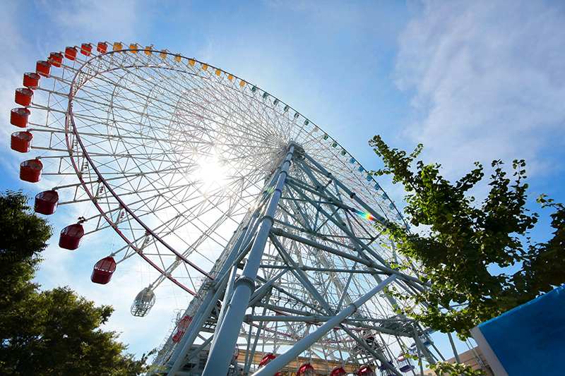 Ferris wheel in Osaka, Japan