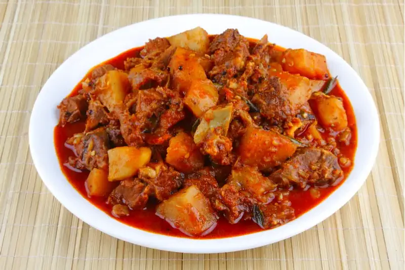 Spicy food in India